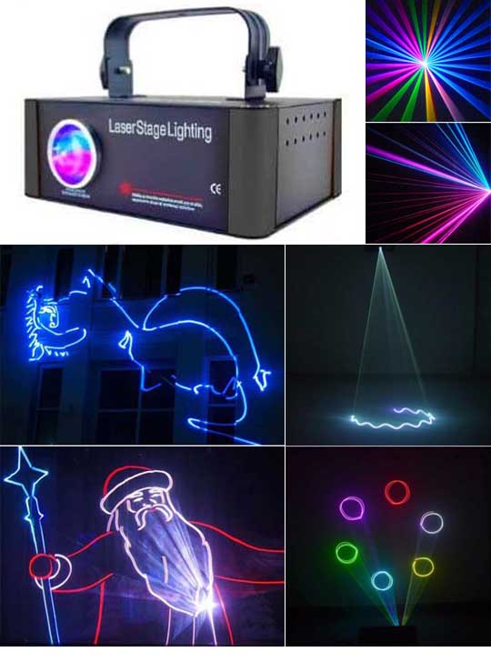 Лазерный проектор для рекламы X-Laser RGV
